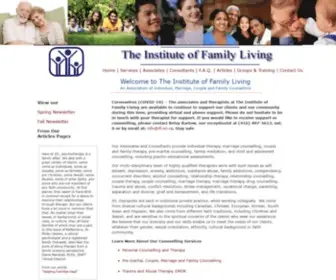 IFL.on.ca(The Institute of Family Living) Screenshot