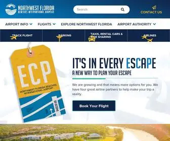 Iflybeaches.com(Northwest Florida Beaches International Airport) Screenshot
