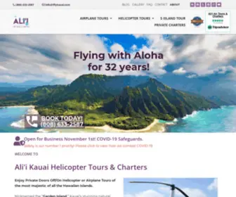 Iflykauai.com(Ali'i Kauai Air Tours) Screenshot