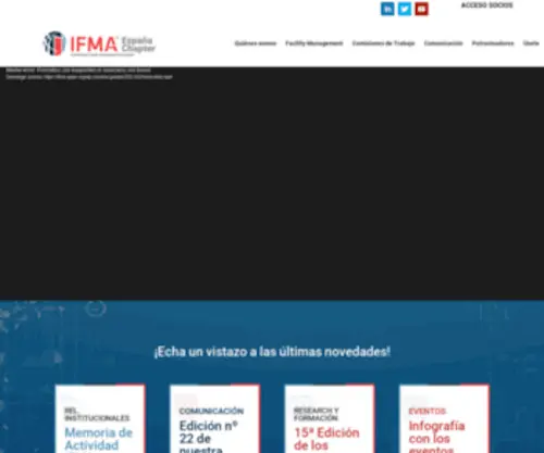 Ifma-Spain.org(Ifma Spain) Screenshot