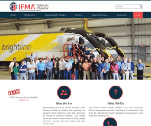 Ifmaorlando.org(Greater Orlando Chapter of IFMA) Screenshot