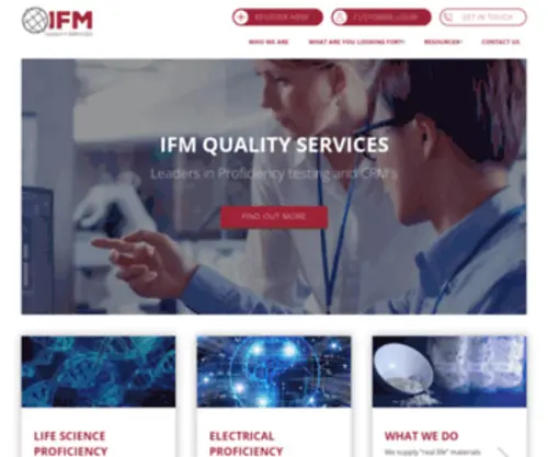 IFMQS.com.au(IFM Quality Services) Screenshot