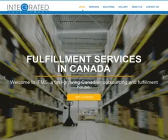 IFMS.ca(Pick and Pack Fulfillment Services) Screenshot