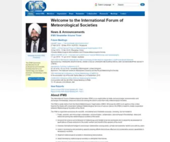 IFMS.org(The International Forum of Meteorological Societies) Screenshot