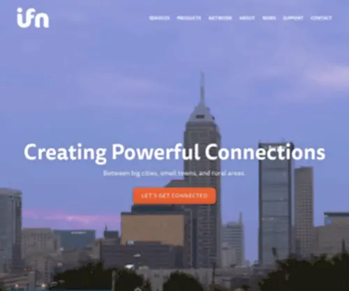 Ifncom.co(Indiana Fiber Network) Screenshot