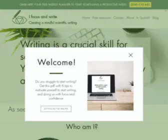 Ifocusandwrite.com(Scientific writing) Screenshot