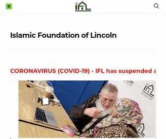 Ifol.org(Islamic Foundation of Lincoln) Screenshot