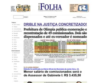 Ifolha.com.br(Notícias de Olímpia e Região na internet) Screenshot