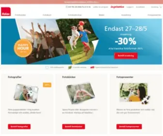 Ifolor.se(Beställ ifolors förmånliga fotoprodukter enkelt online) Screenshot