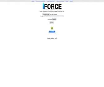 Iforce.co.nz(New Zealand's premium image hosting site) Screenshot