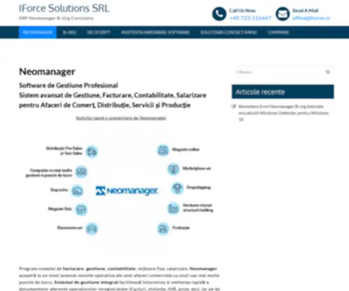 Iforce.ro(IForce Solutions SRL %) Screenshot
