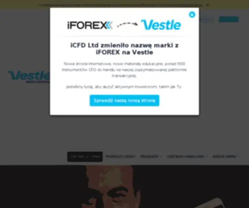 Iforex.pl(Handluj kontraktami CFD w iFOREX Europe) Screenshot