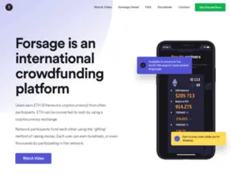 Iforsage.com(Forsage) Screenshot