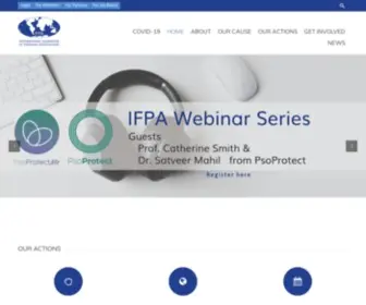 Ifpa-PSO.com(International Federation of Psoriasis Associations) Screenshot