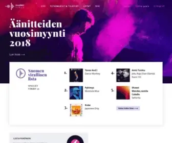 Ifpi.fi(Musiikkituottajat) Screenshot