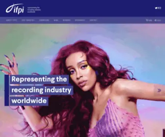 Ifpi.org(Representing the recording industry worldwide) Screenshot