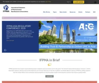 Ifpma.org(International Federation of Pharmaceutical Manufacturers & Associations) Screenshot