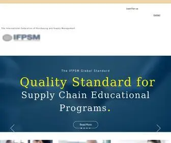 IFPSM.org(Home) Screenshot