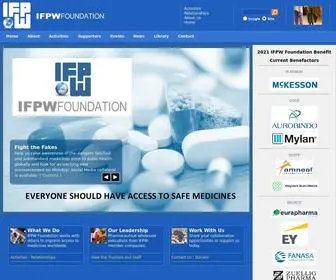 Ifpwfoundation.org(IFPW Foundation) Screenshot