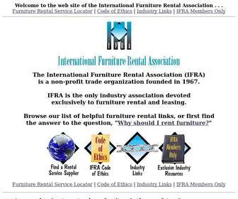 Ifra.org(The International Furniture Rental Association (IFRA)) Screenshot