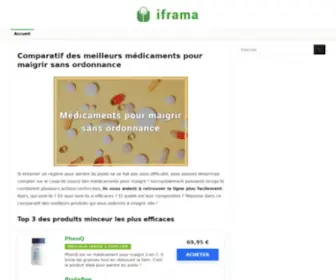 Iframa.com(Médicaments pour Maigrir) Screenshot