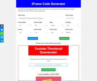 Iframe-Generator.net(ᐈ #1) Screenshot