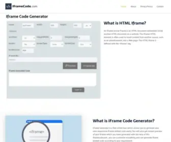 Iframecode.com(Iframe Generator) Screenshot