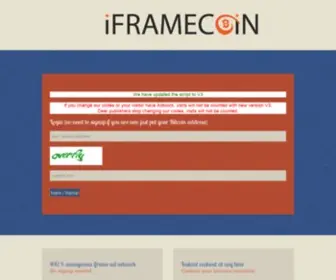 Iframecoin.com(Iframecoin) Screenshot
