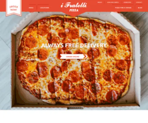 Ifratelli.net(I Fratelli Pizza) Screenshot