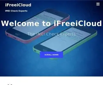 Ifreeicloud.co.uk(IMEI Check Experts) Screenshot
