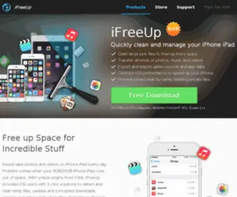 Ifreeup.com(Free up space and speed up iPhone) Screenshot