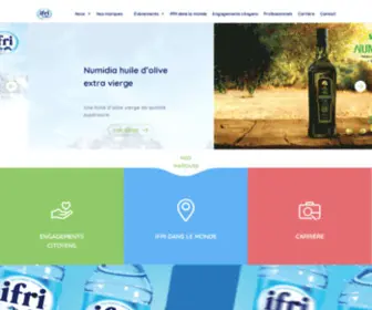 Ifri-DZ.com(Algérie eau minérale naturelle) Screenshot