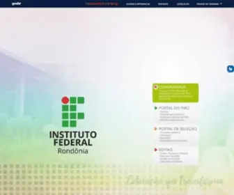 Ifro.edu.br(Instituto) Screenshot