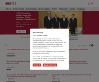 IFRS.org(The IFRS Foundation) Screenshot