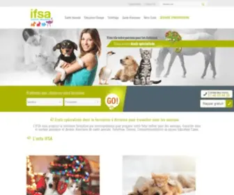 Ifsanimal.com(Travailler avec les animaux) Screenshot