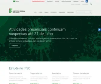 IFSC.edu.br(Página Inicial) Screenshot