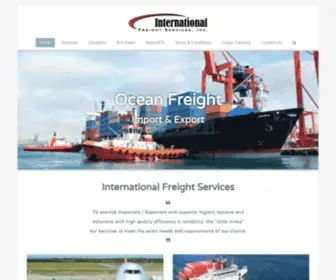 Ifscargo.com(International Freight Services) Screenshot