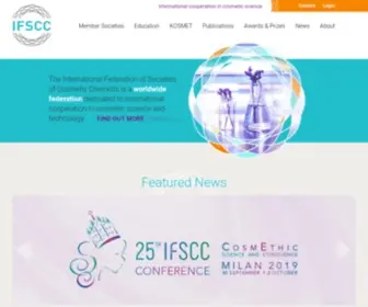 IFSCC.org Screenshot