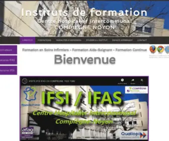 Ifsi-Ifas-Compiegnenoyon.com(Institut De Formation En Soins Infirmiers) Screenshot