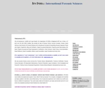 Ifsindia.in(Forensic Handwriting Expert India) Screenshot