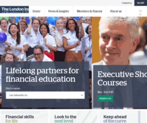Ifslearning.ac.uk(The London Institute of Banking & Finance) Screenshot