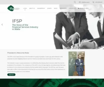 IFSP.org.mt(The Institute of Financial Services Practitioners) Screenshot