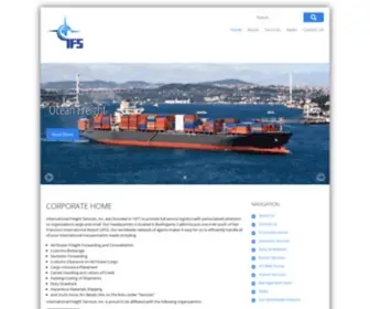 Ifssfo.com(International Freight Services) Screenshot