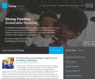 Ifstudies.org(The Institute for Family Studies (IFS)) Screenshot