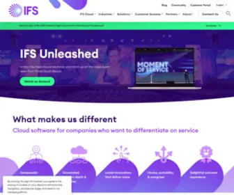 Ifsworld.com(Global Enterprise Software Solution Provider) Screenshot