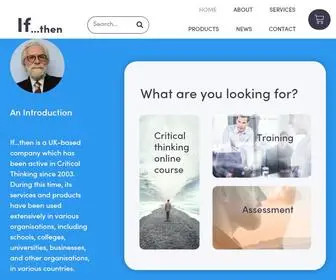 Ifthen.co.uk(If…then) Screenshot