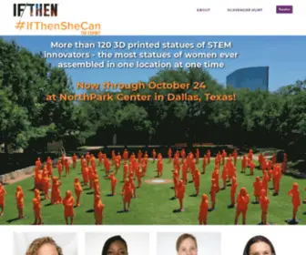 Ifthenexhibit.org(If/Then Digital Exhibit Companion) Screenshot