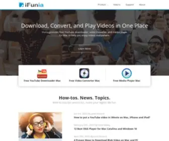 Ifunia.com(Free YouTube Downloader for Mac) Screenshot