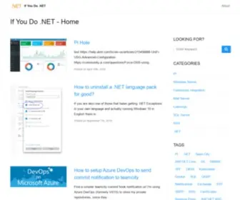 Ifyoudo.net(If You Do .NET) Screenshot