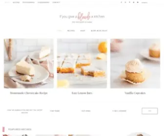 Ifyougiveablondeakitchen.com(Easy Homemade Baking Recipes) Screenshot